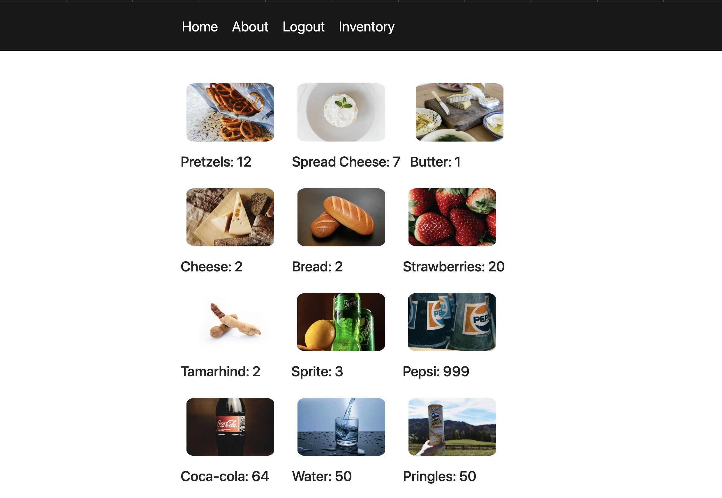 Inventory App Screenshot